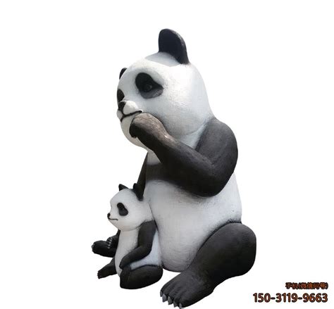 动漫熊猫雕塑-玻璃钢动漫人物功夫熊猫之熊猫-曲阳央美园林雕塑有限公司