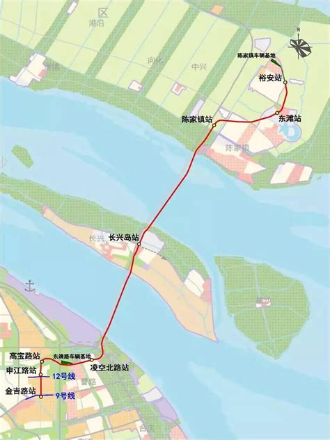 上海轨道交通崇明线各站位置明确：崇明东部与市中心呈现协同发展