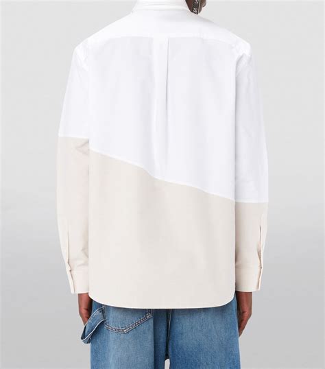 Mens JW Anderson white Two-Tone Shirt | Harrods # {CountryCode}
