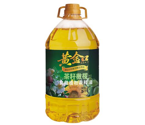 黄金口茶籽橄榄食用植物调和油5升 - 武汉福达食用油调料有限公司