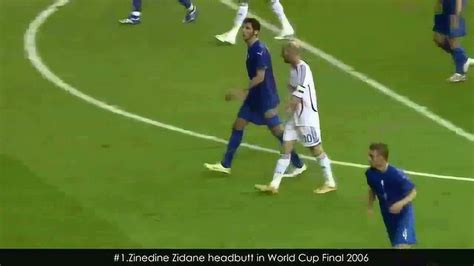 2006年世界杯决赛，齐达内头顶对方球员被红牌罚下_腾讯视频