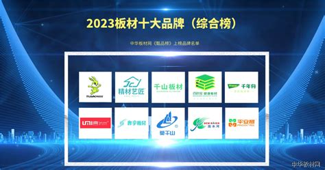 2023年度中国板材十大品牌盛大公布-站内公告-板材品牌新闻资讯-板材网-资讯-站内公告-中华板材网