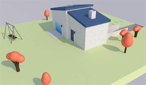 小型房子建模|三维|场景|otsanz - 原创作品 - 站酷 (ZCOOL)