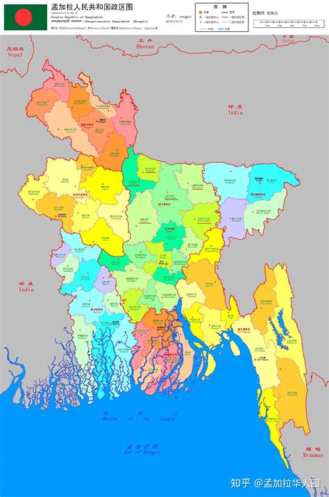 最新版孟加拉国地图 - 世界地图全图 - 地理教师网