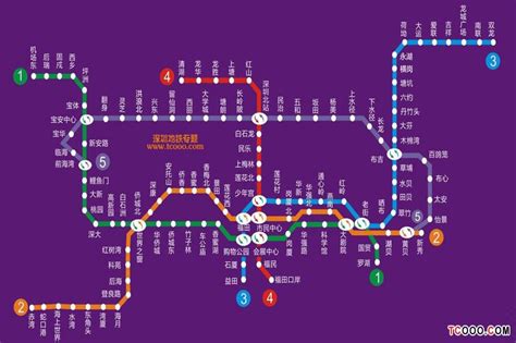 深圳市地铁图线路图,清晰,站点(第2页)_大山谷图库