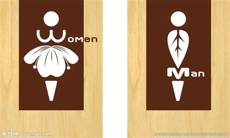 男女厕所标志设计图__LOGO设计_广告设计_设计图库_昵图网nipic.com