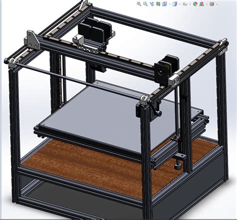 3D打印机设计模型3D模型下载_三维模型_SolidWorks模型 - 制造云 | 产品模型