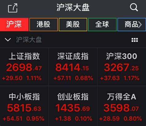 沪指收涨1.11%逼近2700点 科技股尾盘绝地反击_调整