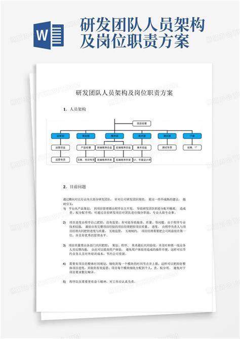 信息化项目团队组织架构方案_word文档在线阅读与下载_无忧文档