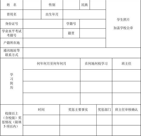 《陕西省初中学生综合素质评价档案》(样例稿)_文档之家