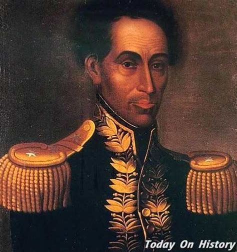 1783年7月24日拉丁美洲民族英雄玻利瓦尔诞辰 - 历史上的今天