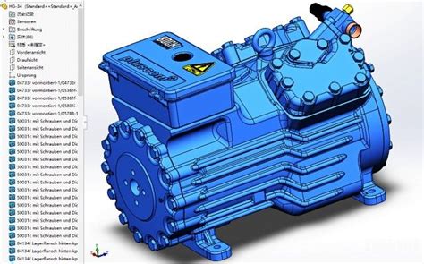 G445- 3% 160 隔膜压缩机三维设计模型 - 3D模型下载网_机械设计行业3D模型下载 - 三维模型下载网—精品3D模型下载网