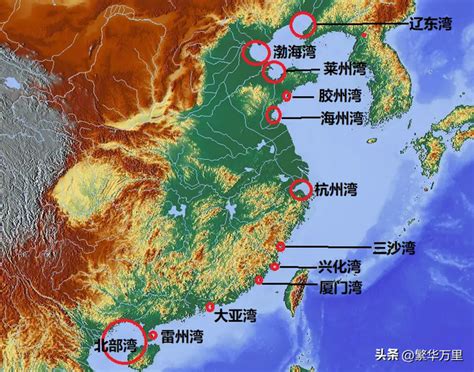 沿海城市地图图片
