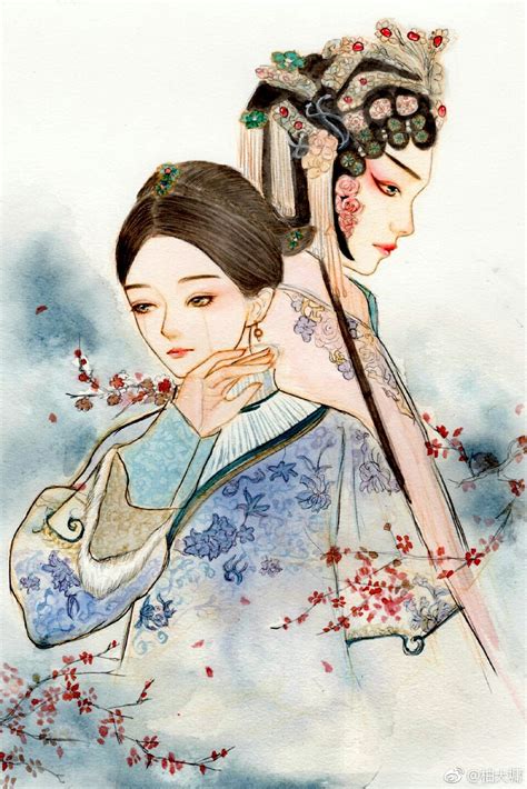 戏子入画图片