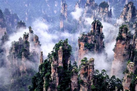 中国最美十大仙境：黄山，张家界双双入榜_巴拉排行榜
