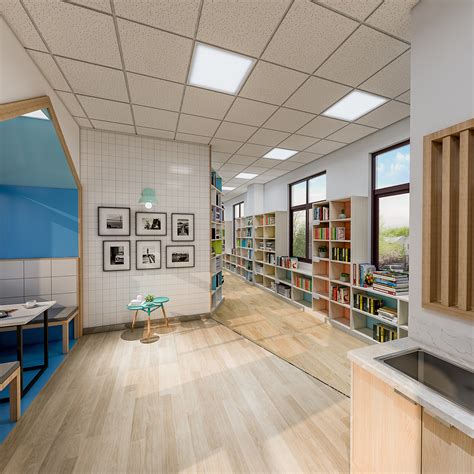 小型图书室|空间|家装设计|ALIN_L - 原创作品 - 站酷 (ZCOOL)