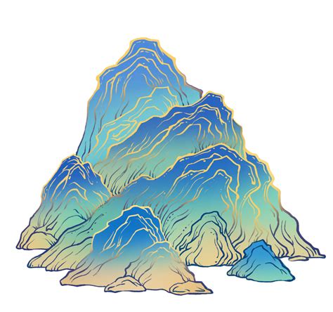 怎样画出好看的山,画山简单又好看,山怎么画简单_大山谷图库