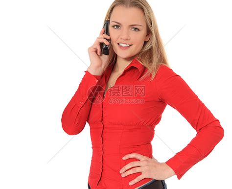 电话通话女子白色女孩青年热线长发金发微笑女士服务高清图片下载-正版图片321131238-摄图网