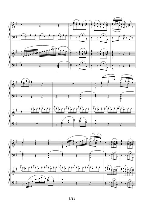 莫扎特k448钢琴谱,莫扎特钢琴,莫扎特小夜曲简(第2页)_大山谷图库