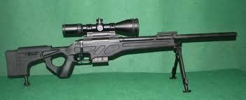 目前精度最高的狙击步枪，采用钛合金打造，售价上百万