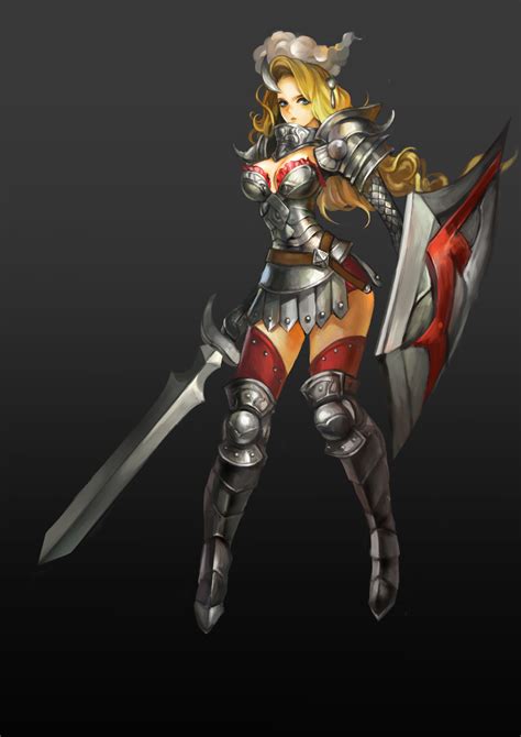 写实次世代 铠甲女骑士 女战士 西方中世纪 盔甲女士兵 公主-cg模型免费下载-CG99