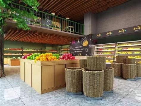 果蔬店生鲜超市效果图高清图片下载-正版图片500910024-摄图网
