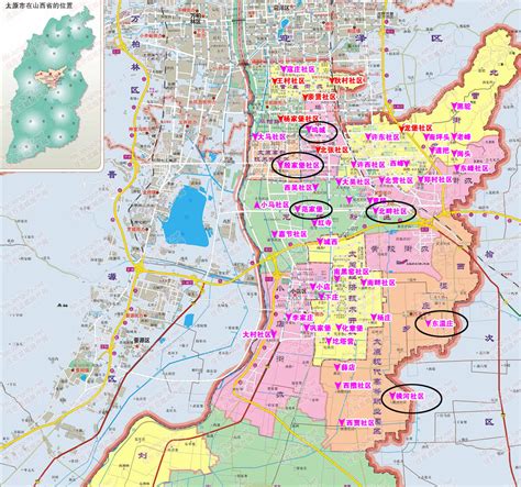 太原市城区地图-太原地图,太原市区地图