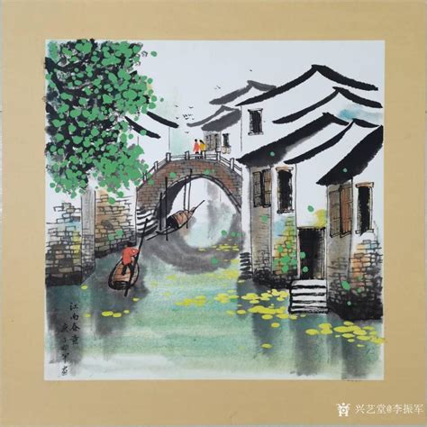 江南春景图图片