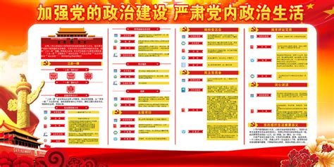 基层党组织生活流程图展板图片下载_红动中国