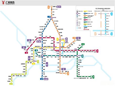 广州地铁线路图 最新最全的 图要清晰-