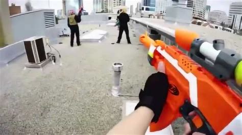 第一视角软弹枪大战，玩具枪玩出真枪的刺激_腾讯视频