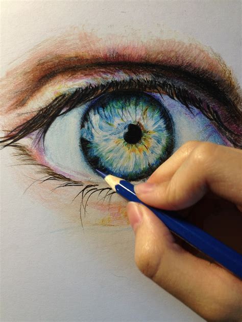 【绘画教程】如何画眼睛？如何给眼睛上色？_cgwang_绘学霸