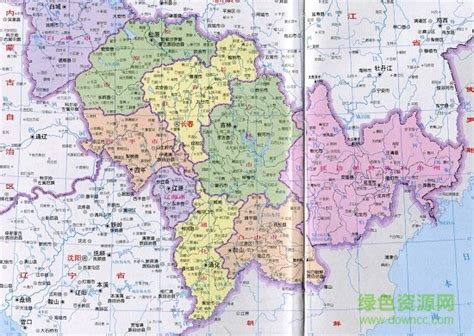 吉林地图全图高清版大图下载-吉林省地图高清全图可放大下载-绿色资源网