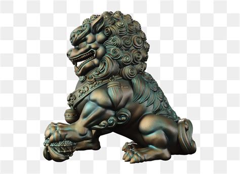 踩在脚下的小狮子雕塑高清图片下载_红动中国