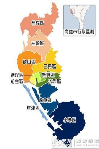 高雄市区地图_台湾地图_初高中地理网