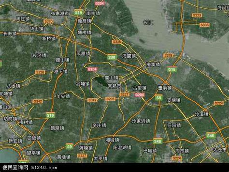 常熟市地图 - 常熟市卫星地图 - 常熟市高清航拍地图