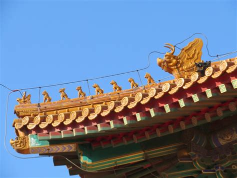 人文 | 中国古建筑屋顶的瑞兽_屋脊