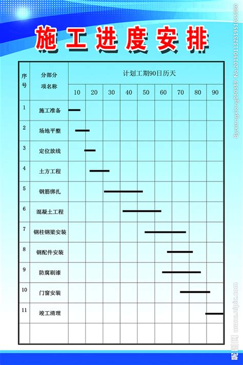 工程施工月进度计划表_word文档在线阅读与下载_免费文档