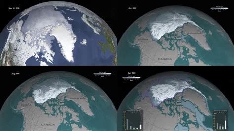 北极海冰历年变化地球温室效应变化视频素材,网络科技视频素材下载,高清3840X2160视频素材下载,凌点视频素材网,编号:178714