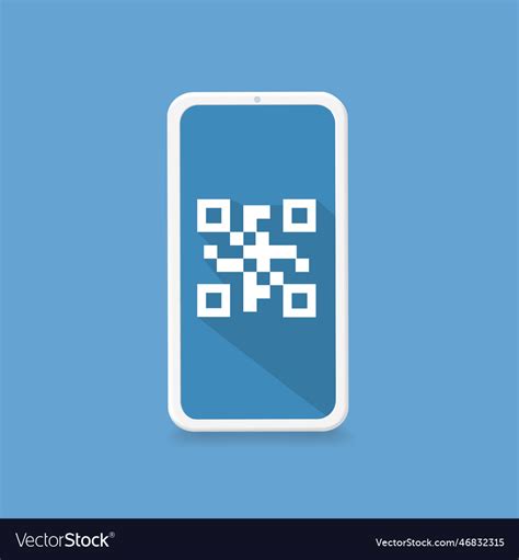 Scan qr code icon barcode scanner on phone app Vector Image