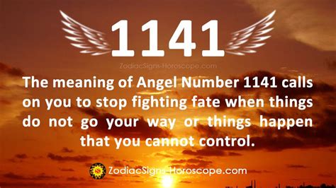 Angel Number 1141 Meaning: Fate | 1141 Numerology