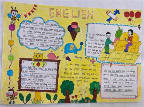 快乐学英语，精美手抄报------正源小学部五六年级英语手抄报比赛-正源学校 一切为了孩子的健康成长