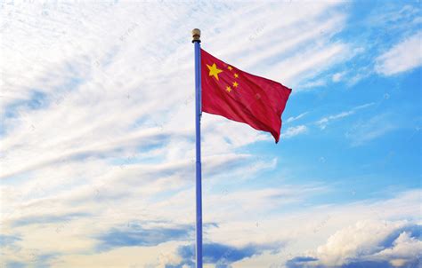中国国旗五星红旗摄影图高清摄影大图-千库网