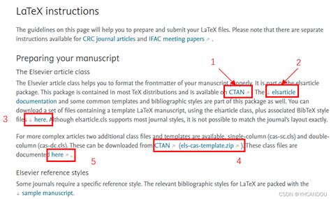 Elsevier（爱思唯尔）论文模板下载地址及说明_艾思唯尔综述一般格式-CSDN博客