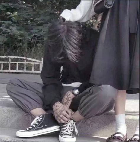 非主流男生头像情侣真人