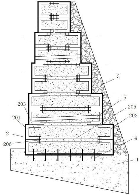 俯斜式钢筋混凝土挡土墙配筋图_通用节点详图__土木在线