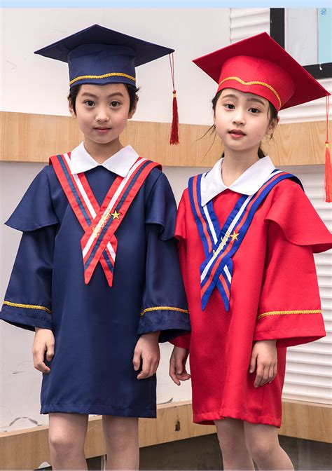 儿童博士服幼儿园毕业照服装小博士帽毕业袍毕业礼服小学生学士服-阿里巴巴