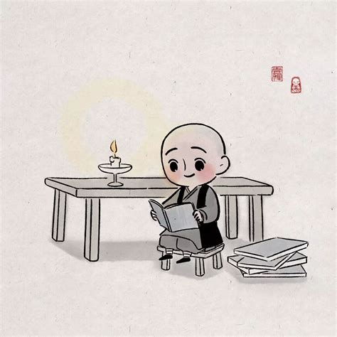 高清小和尚头像图片