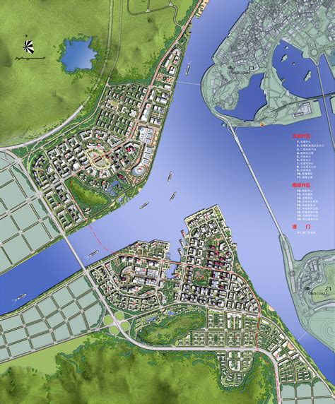 珠海规划3dmax 模型下载-光辉城市