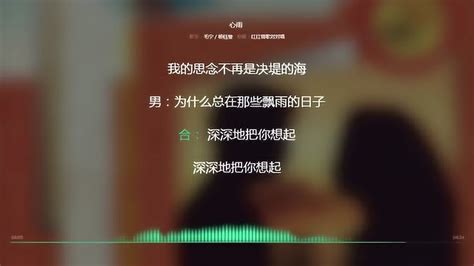 心雨 杨钰莹 毛宁 1993年度最火歌曲 动态歌词_腾讯视频